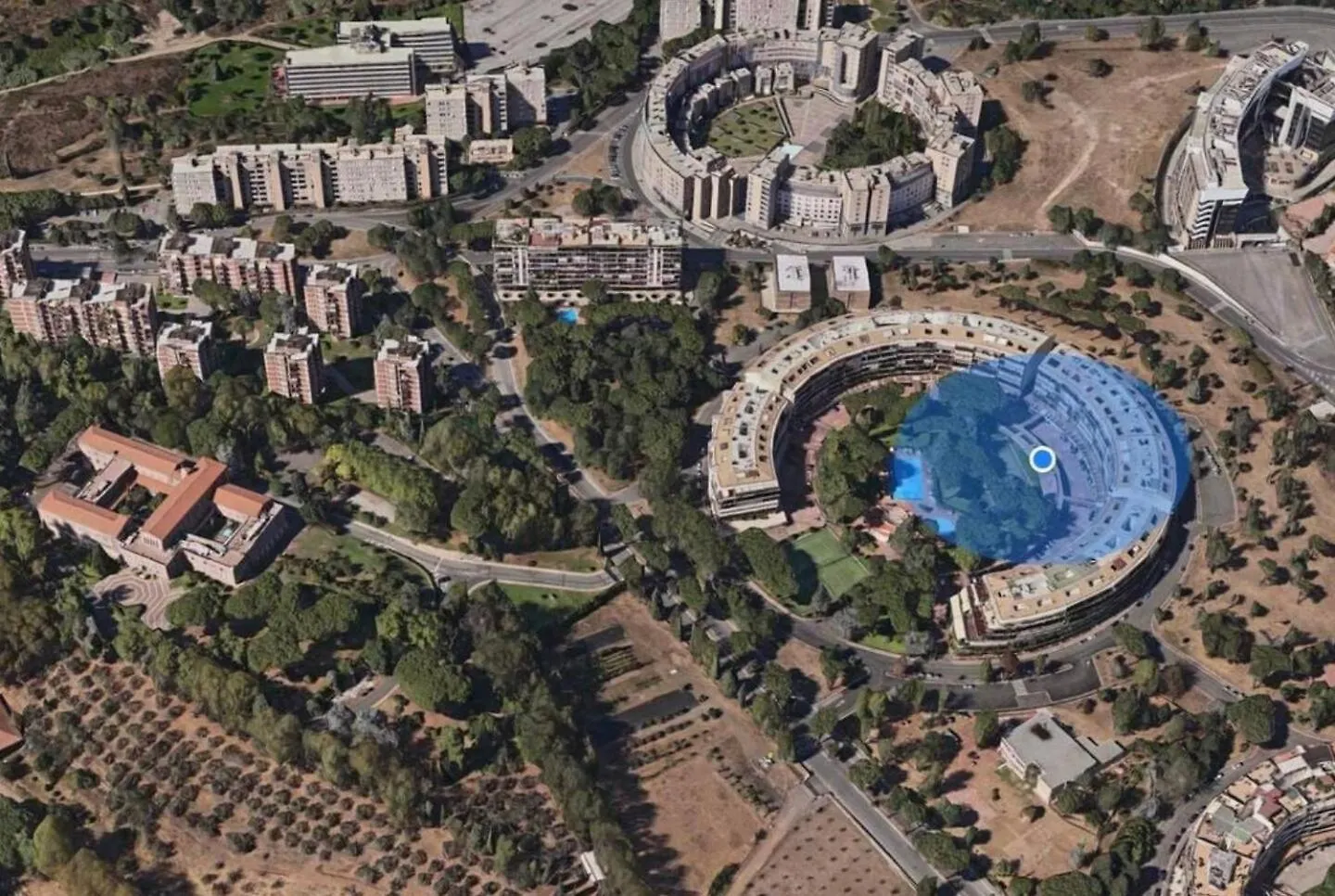 Super Attico Eur location